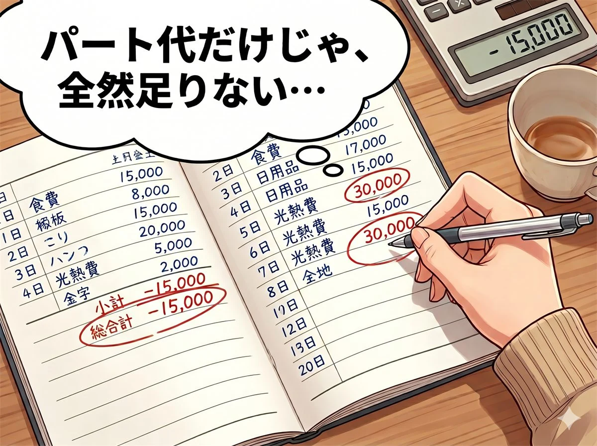 コマ2: 家計簿